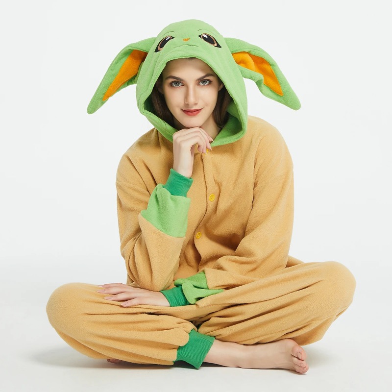 Baby Yoda Clothing - Kostum Cosplay Piyama Grogu Bayi Mandalorian