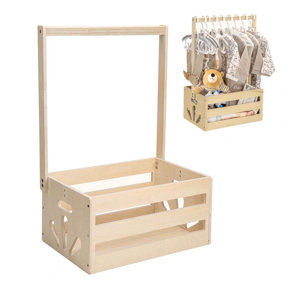 Baby Clothing Rack Gift - Rak Penyimpanan Unik untuk Bayi Baru