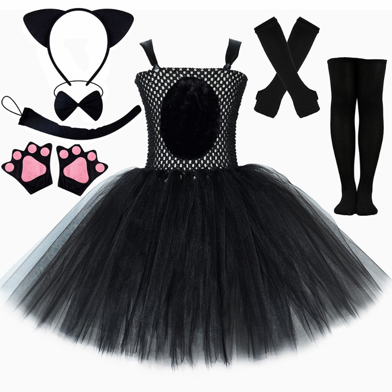 Baby Tutu Skirt - Kostum Tutu Kucing Black Panther untuk
