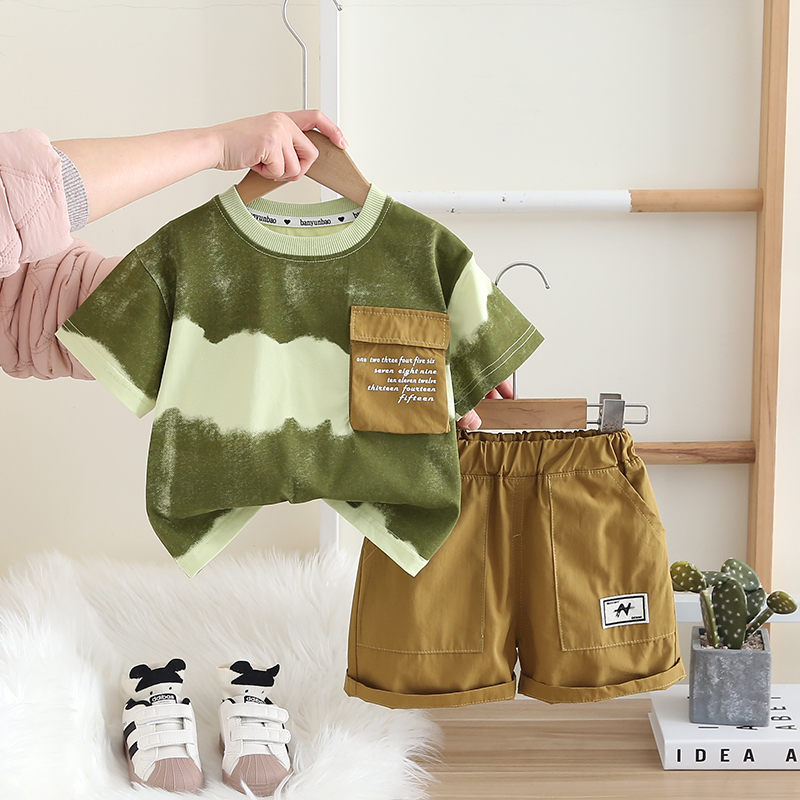 Baby Clothing Drawing - Baju Musim Panas Bayi Laki-laki Perempuan
