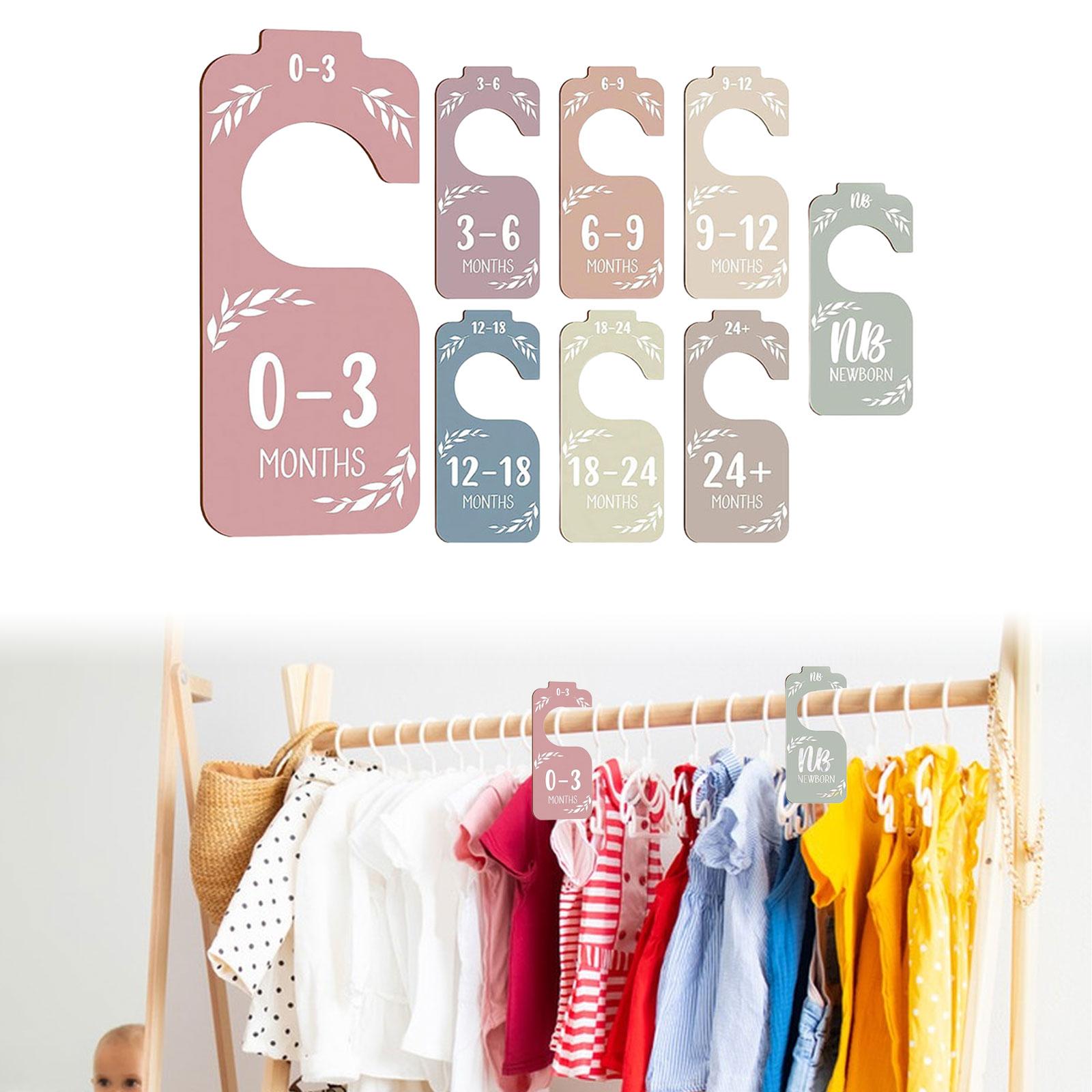 8 Buah Pembagi Ukuran Lemari B - Baby Clothing Rack Gift ulasan dan harga