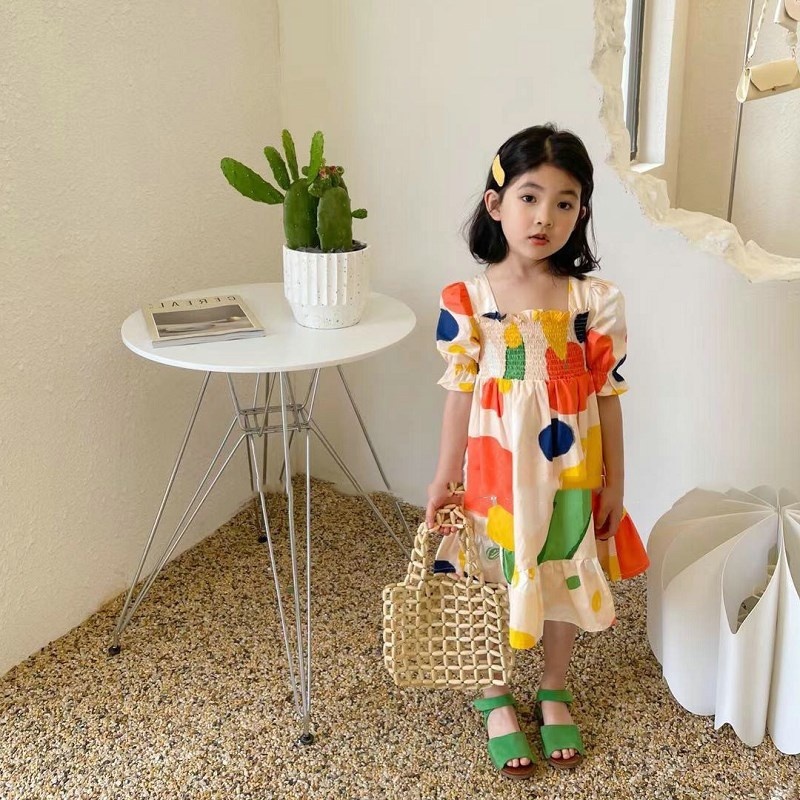 Gaun Anak Perempuan Model Keru - Baby Clothing Drawing ulasan dan harga