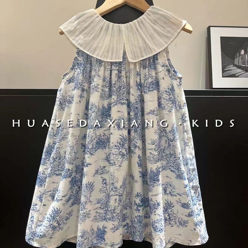 Gaun Anak Perempuan Retro Kera - Baby Clothing Line ulasan dan harga