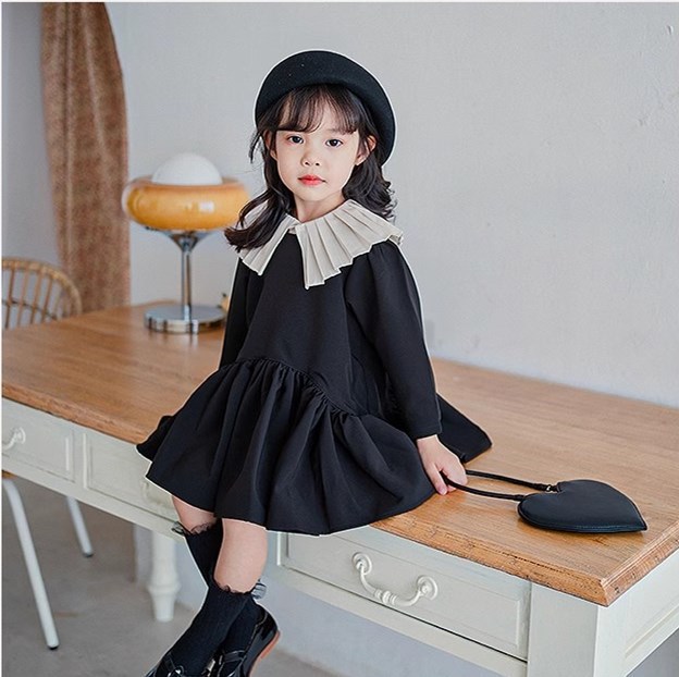 Gaun Lengan Panjang Anak Perem - Baby Clothing Line ulasan dan harga