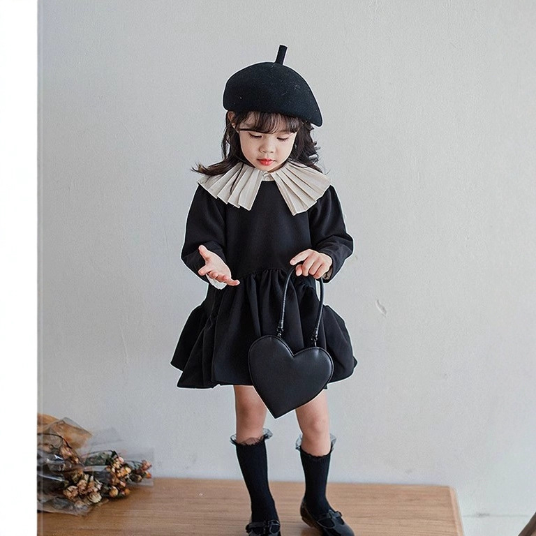 Gaun Lengan Panjang Anak Perem - Baby Clothing Line ulasan dan harga