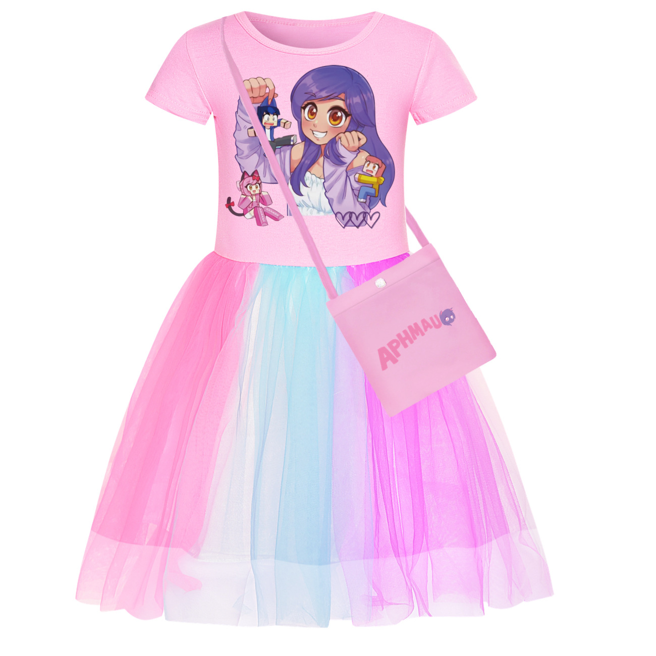 Gaun Aphmau Pakaian Lengan Pen - Baby Clothing Line ulasan dan harga