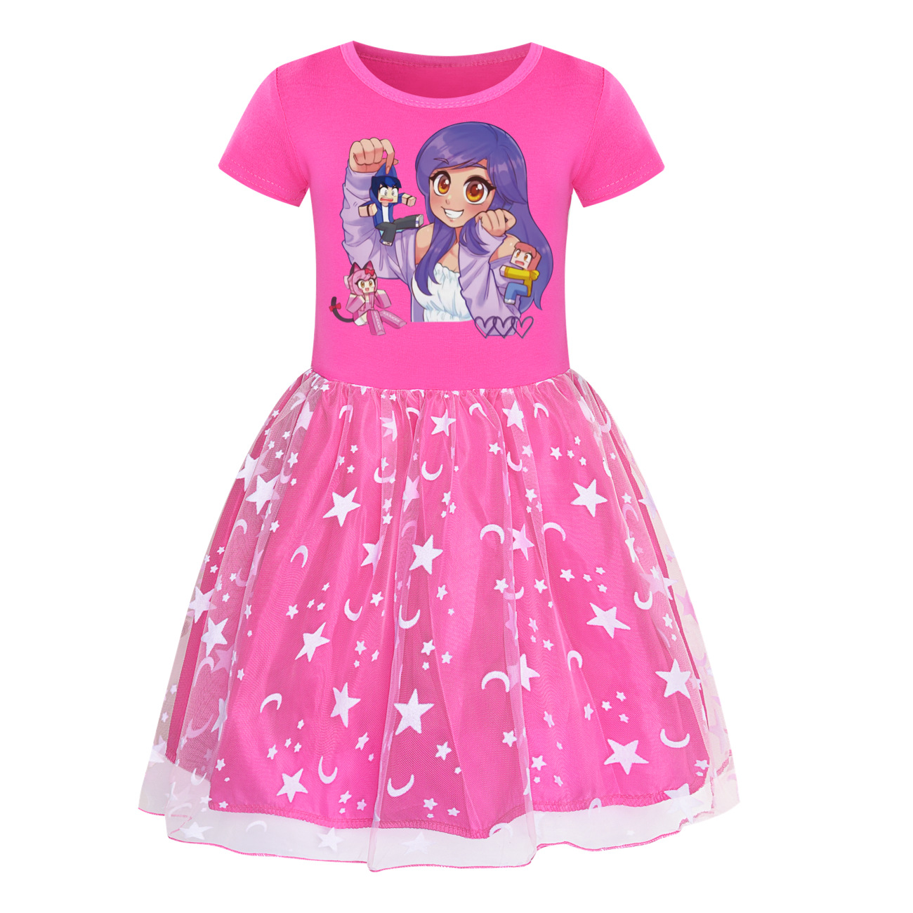 Gaun Aphmau Pakaian Lengan Pen - Baby Clothing Line ulasan dan harga