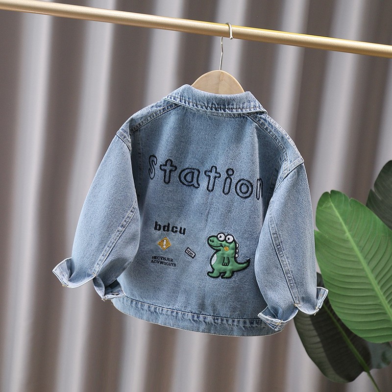 Jaket Denim Anak Bayi Gaya Luc - Baby Clothing Usa ulasan dan harga