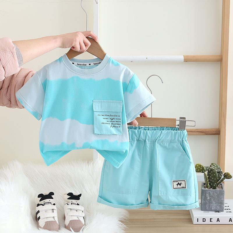 Baju Musim Panas Bayi Laki-lak - Baby Clothing Drawing ulasan dan harga
